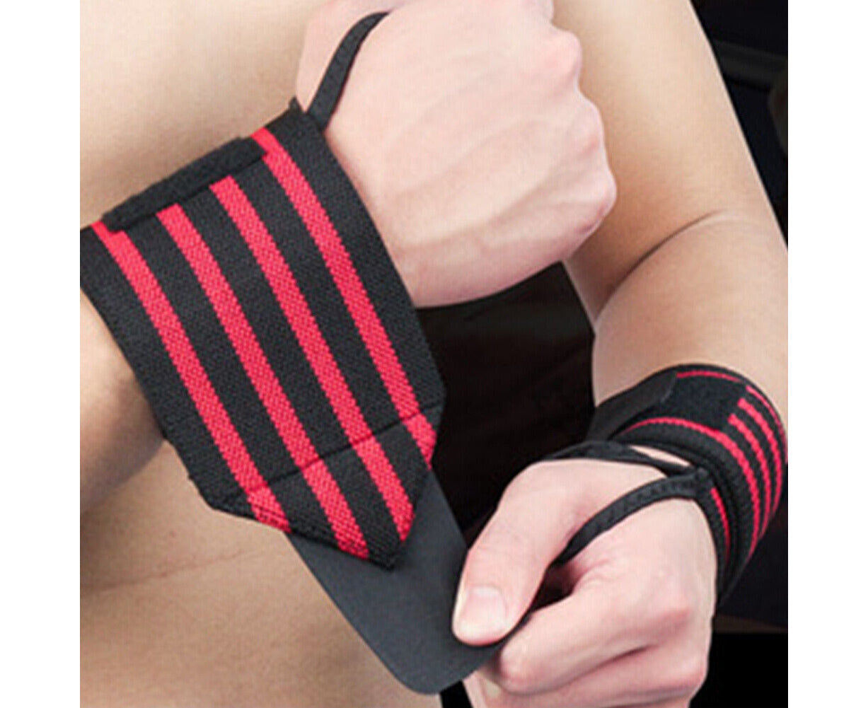 Adjustable Wrist Support Strap Brace Band Hand Arthritis Gym Protector-Black Blue