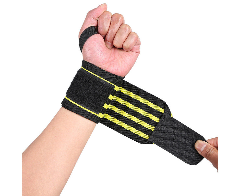 Adjustable Wrist Support Strap Brace Band Hand Arthritis Gym Protector-Black Blue