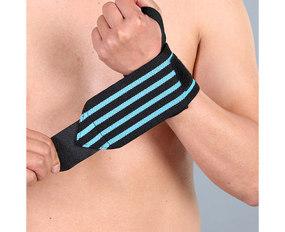 Adjustable Wrist Support Strap Brace Band Hand Arthritis Gym Protector-Black Blue