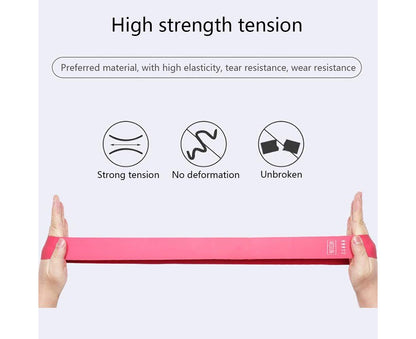 Fitness Resistance Bands Set of 5,Resistance Bands for Legs and Butt Exercise Bands for Women 5 Different Levels Fitness Resistance Bands